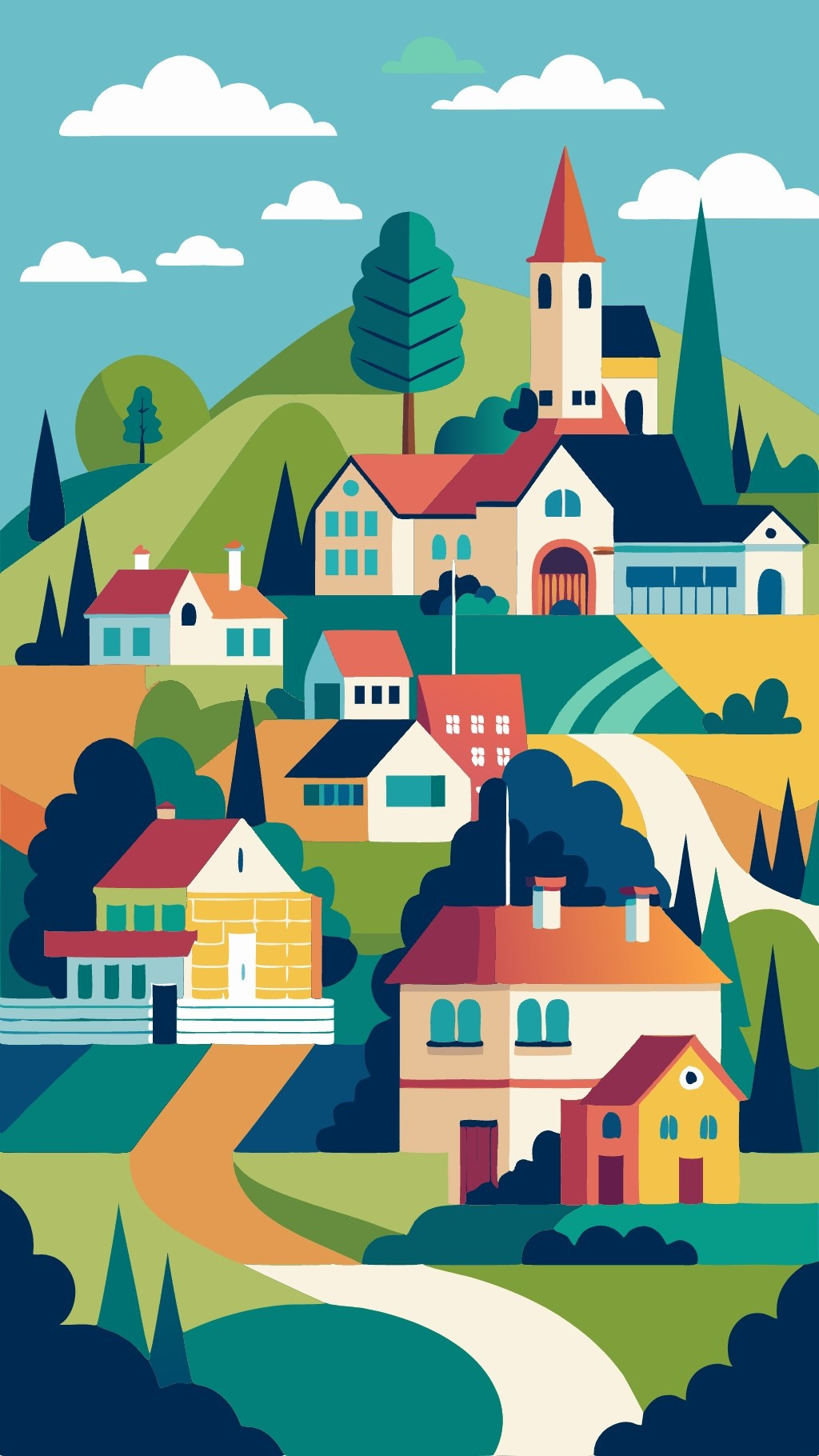 Иллюстрации совместно с ИИ. Grom Design