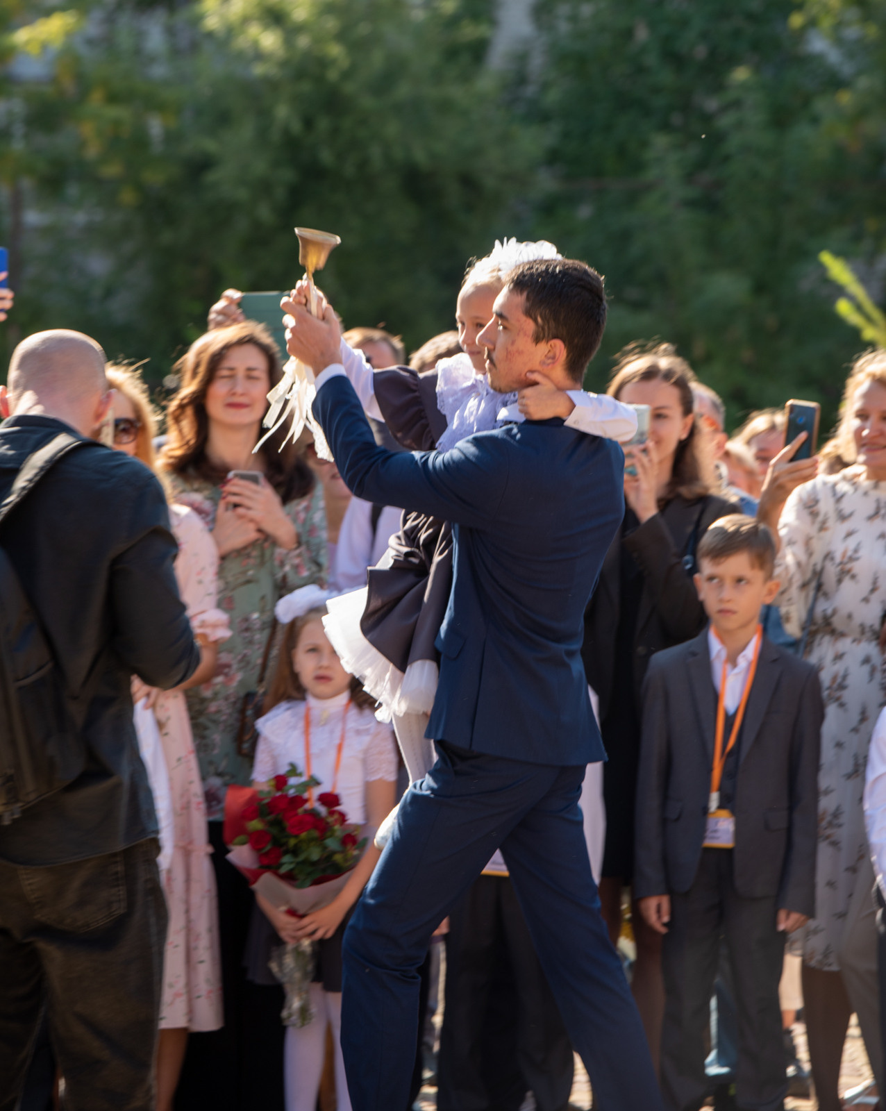 Линейка 1 сентября Лицей Ступени. Фотограф г. Хабаровск