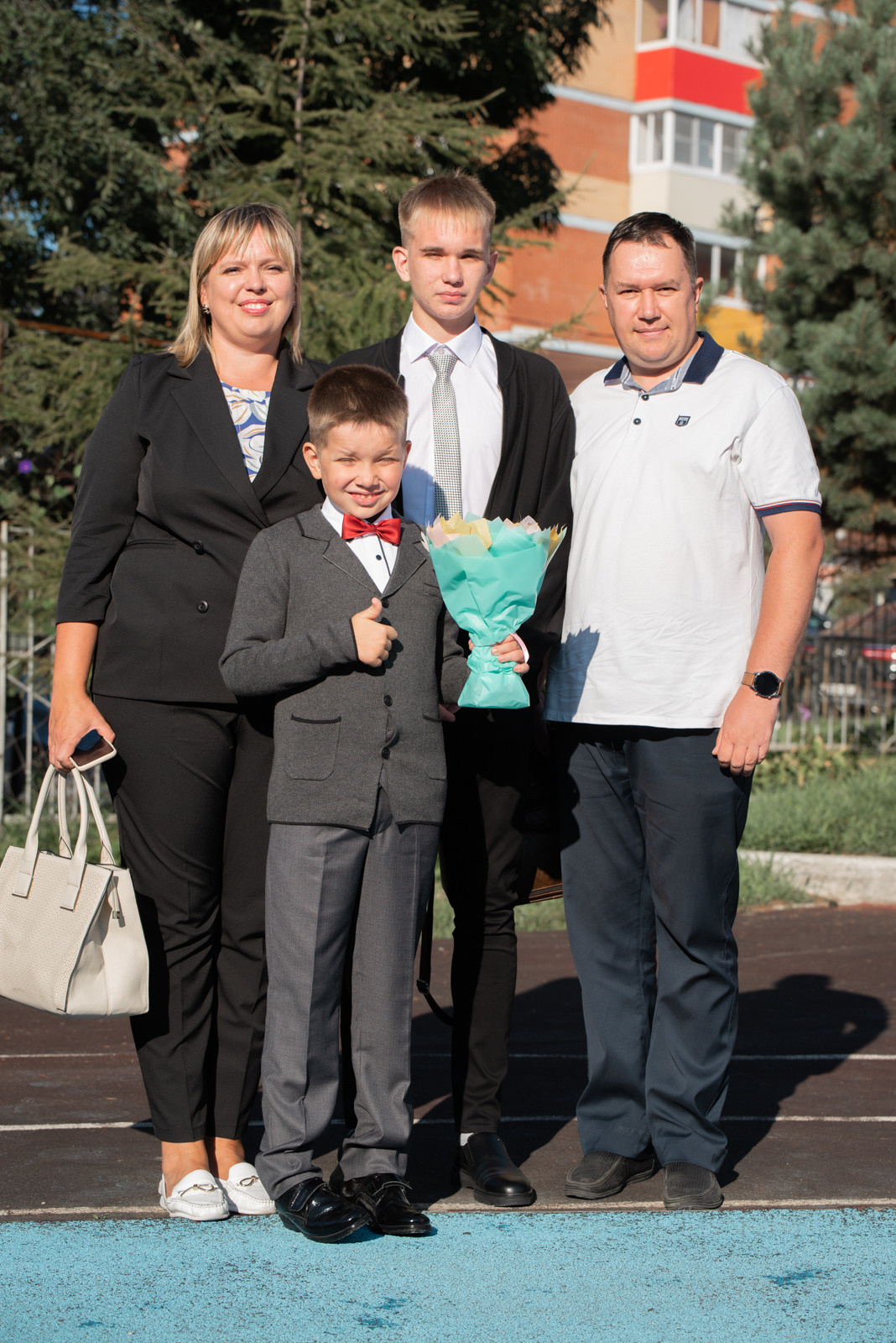 Линейка 1 сентября Лицей Ступени. Фотограф г. Хабаровск