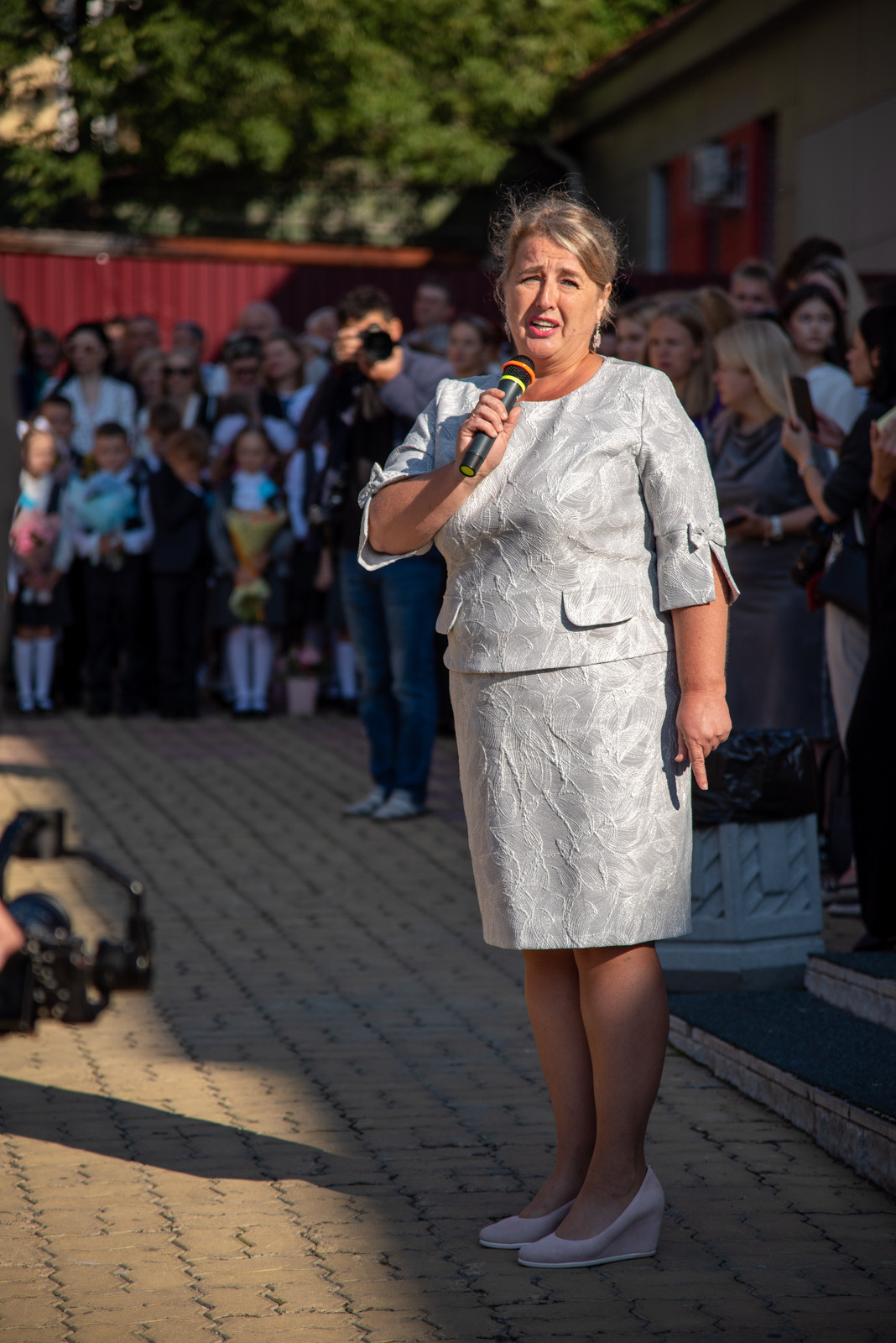 Линейка 1 сентября Лицей Ступени. Фотограф г. Хабаровск