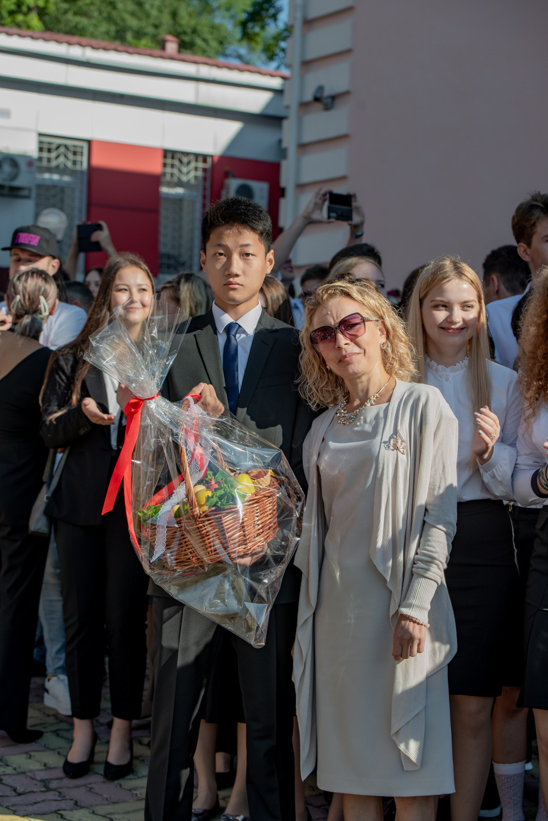 Линейка 1 сентября Лицей Ступени. Фотограф г. Хабаровск