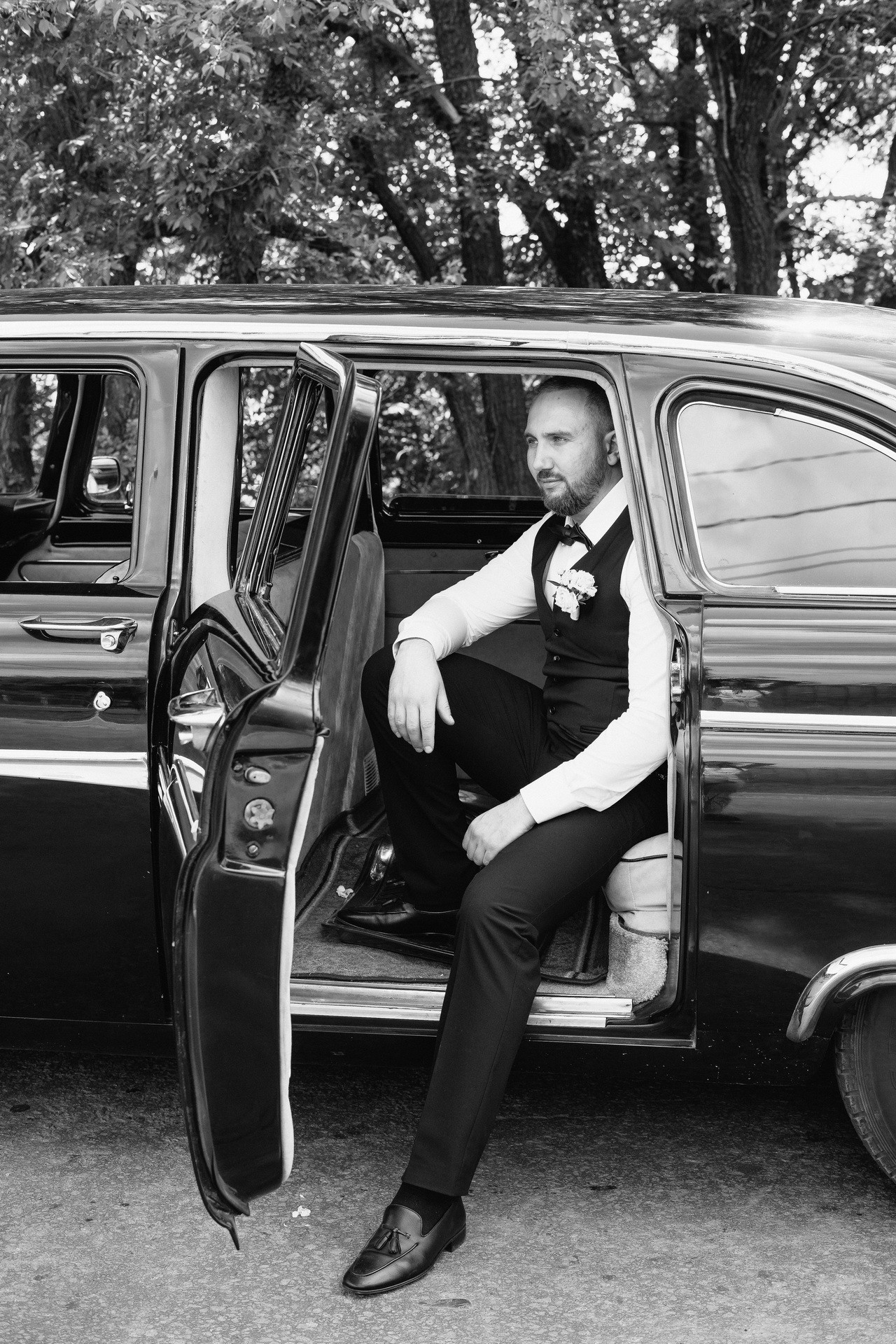 Свадьба и ретро машина. Свадебный фотограф в Хабаровске Момот Валерий