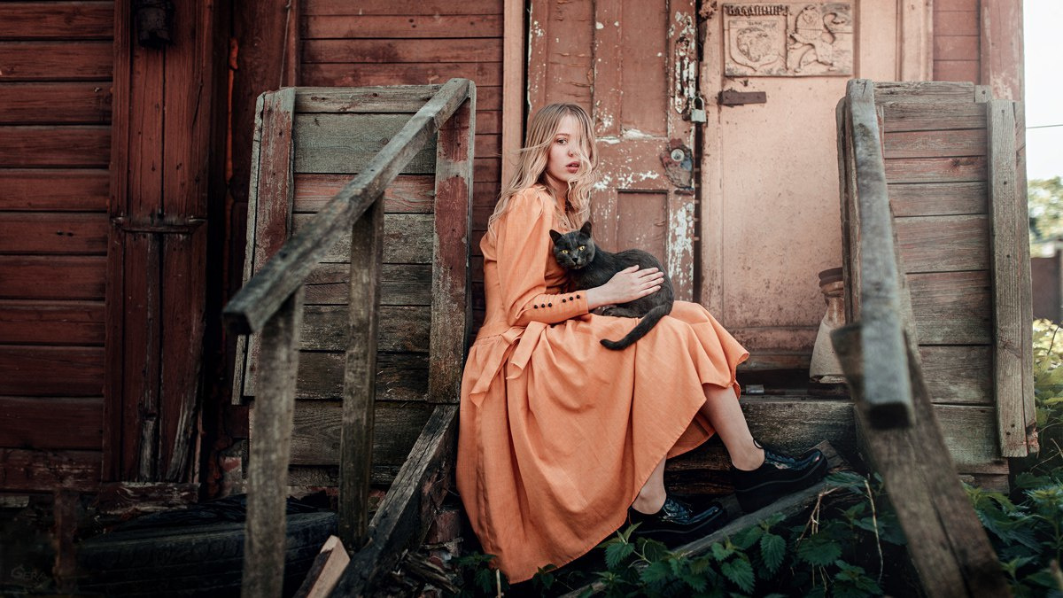 Портреты на улице. Фотограф Георгий Чернядьев