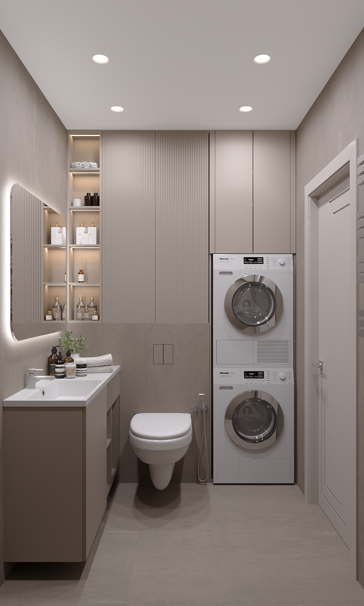 Квартира 80 м². 3D-визуализации