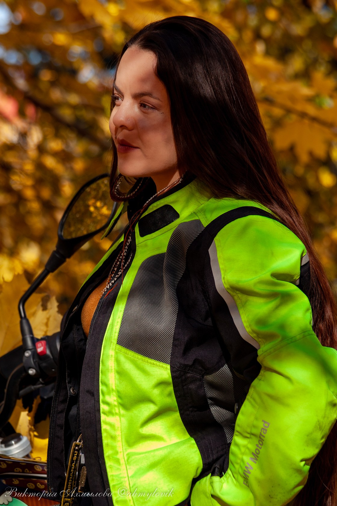 Маша Печенька (BMW GS1200). Виктория Ахмылова. Фотограф в Москве