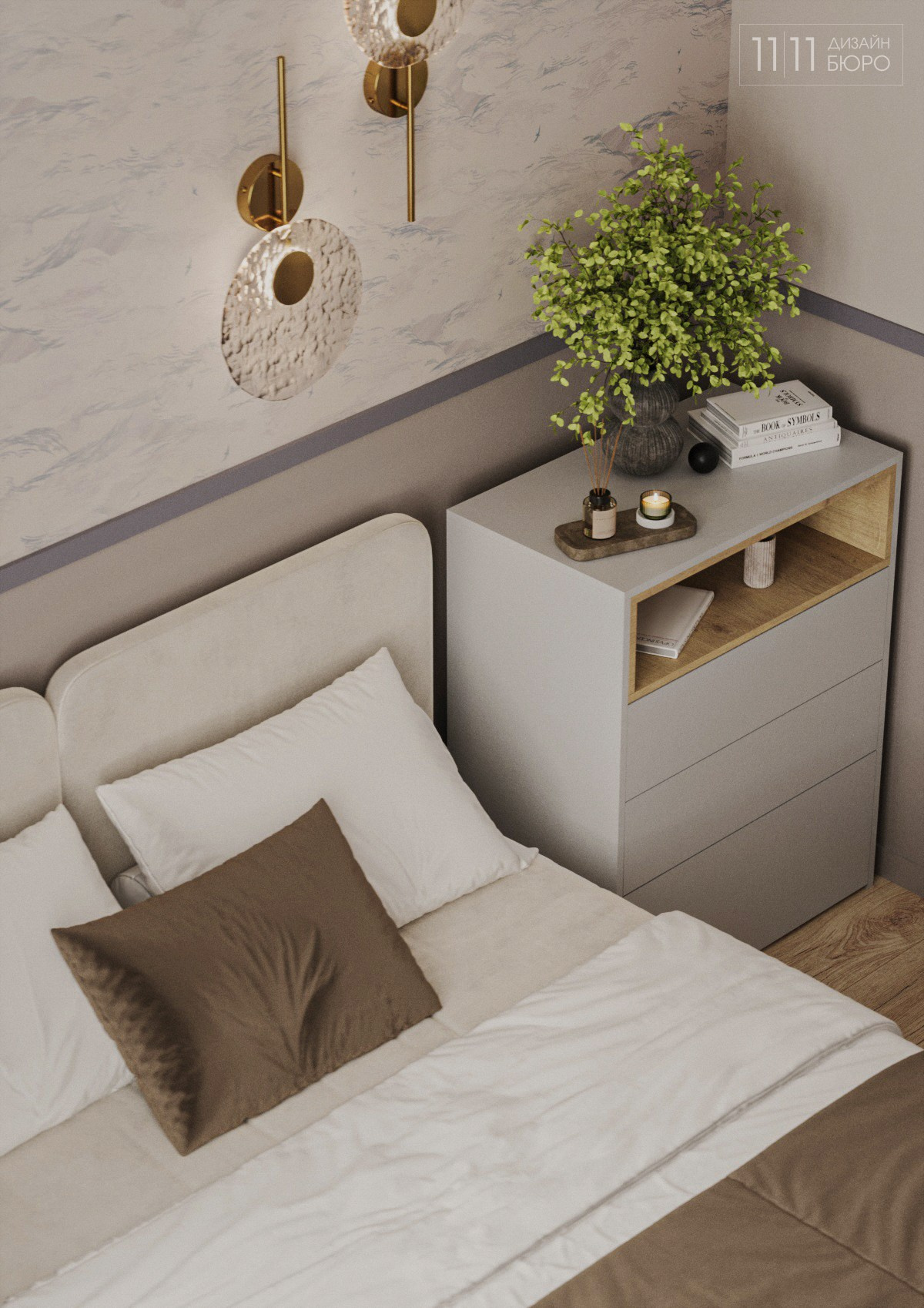 «Теплый бриз» — проект квартиры под сдачу с видом на море. Дизайн-бюро 11/11, дизайн интерьера с индивидуальным подходом во Владивостоке