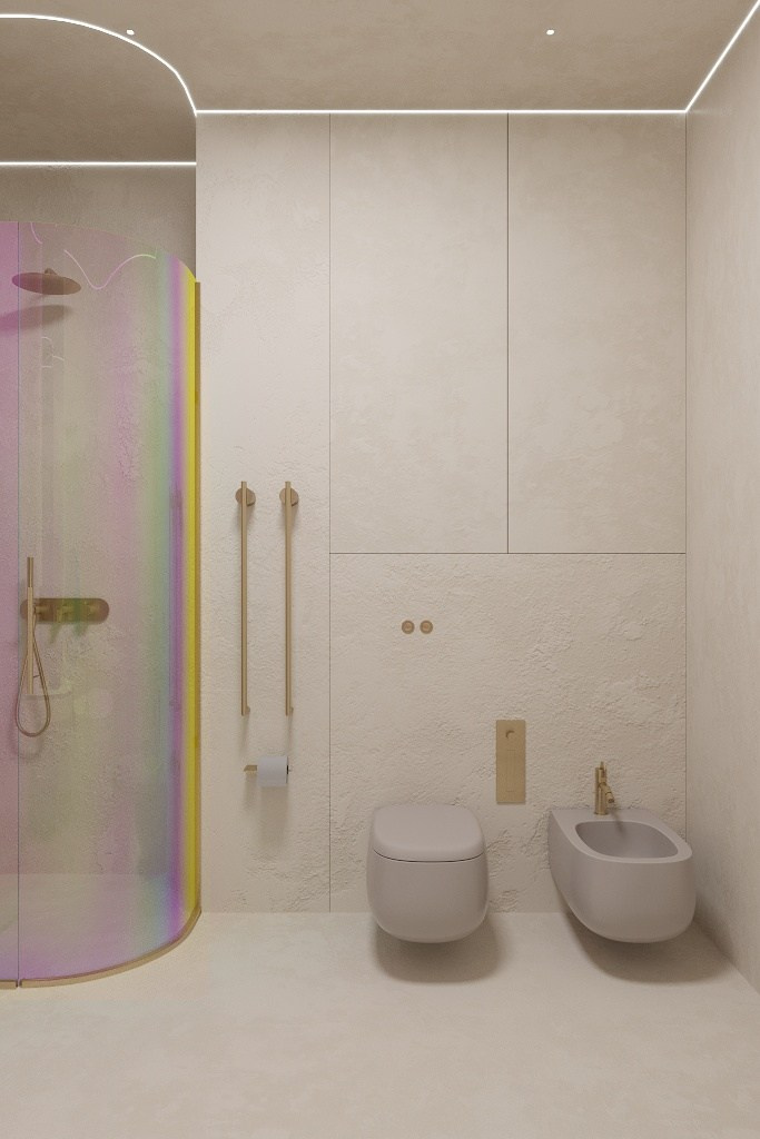 Футуристичная квартира в стиле минимализм. Главная