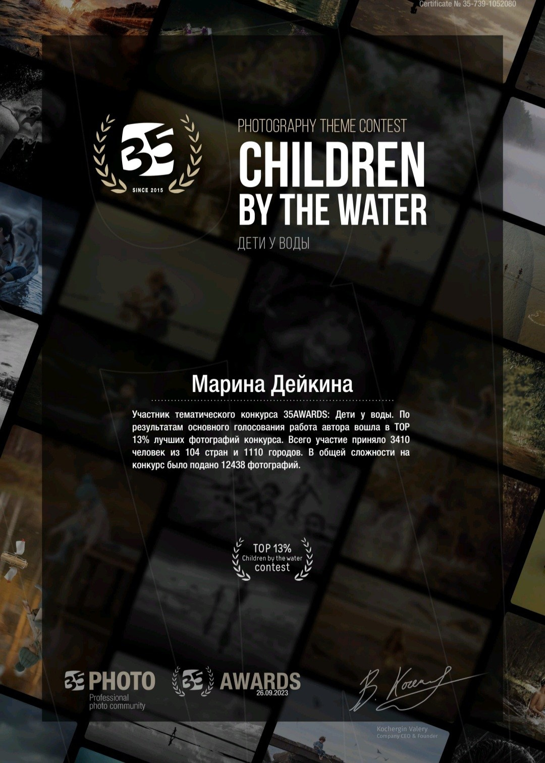 Достижения, дипломы, сертификаты