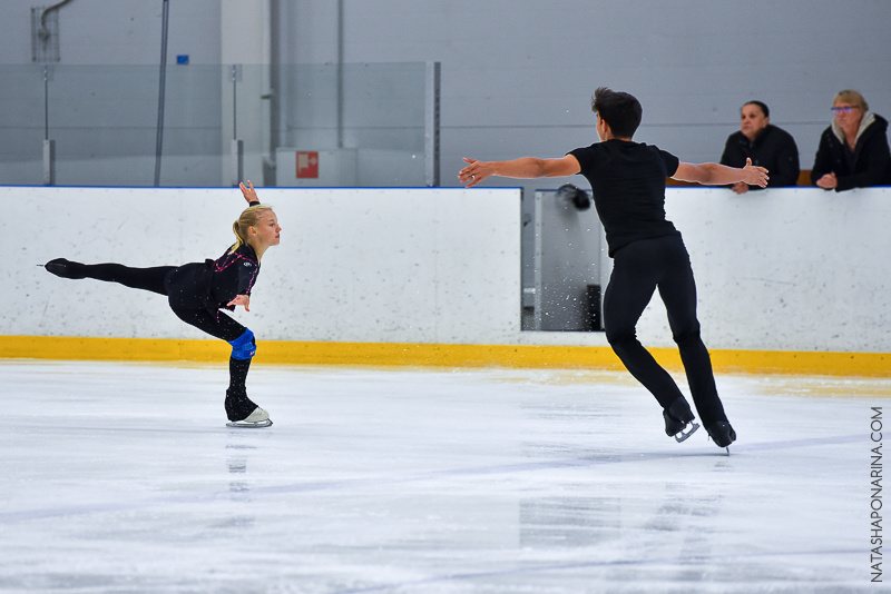 Контрольные прокаты СШОР Звёздный лёд 2020 Пары КП. ФК Фотограф в Санкт-Петербурге Наталья Понарина