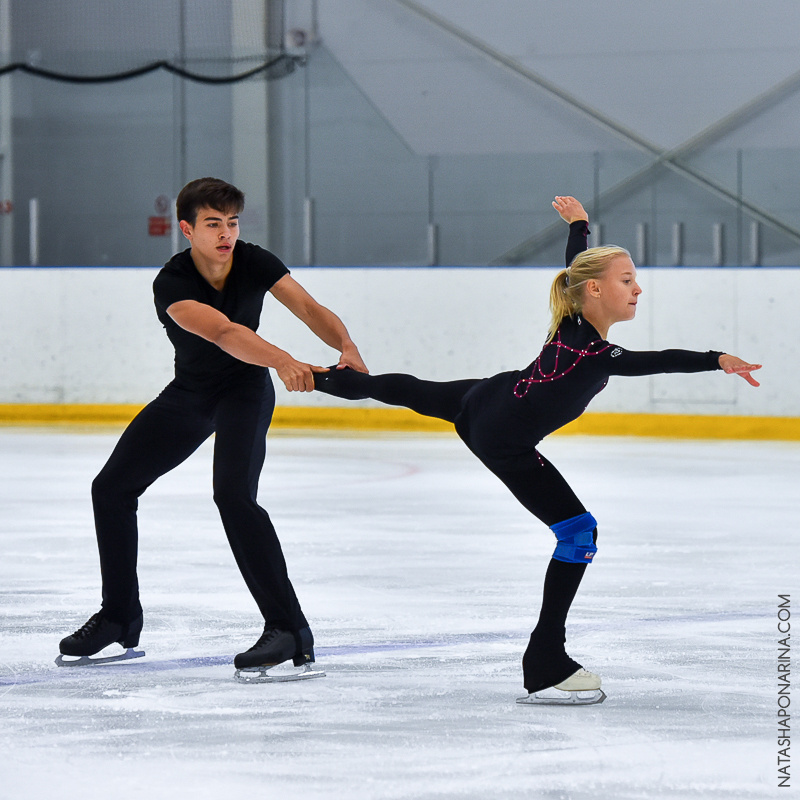 Контрольные прокаты СШОР Звёздный лёд 2020 Пары КП. ФК Фотограф в Санкт-Петербурге Наталья Понарина