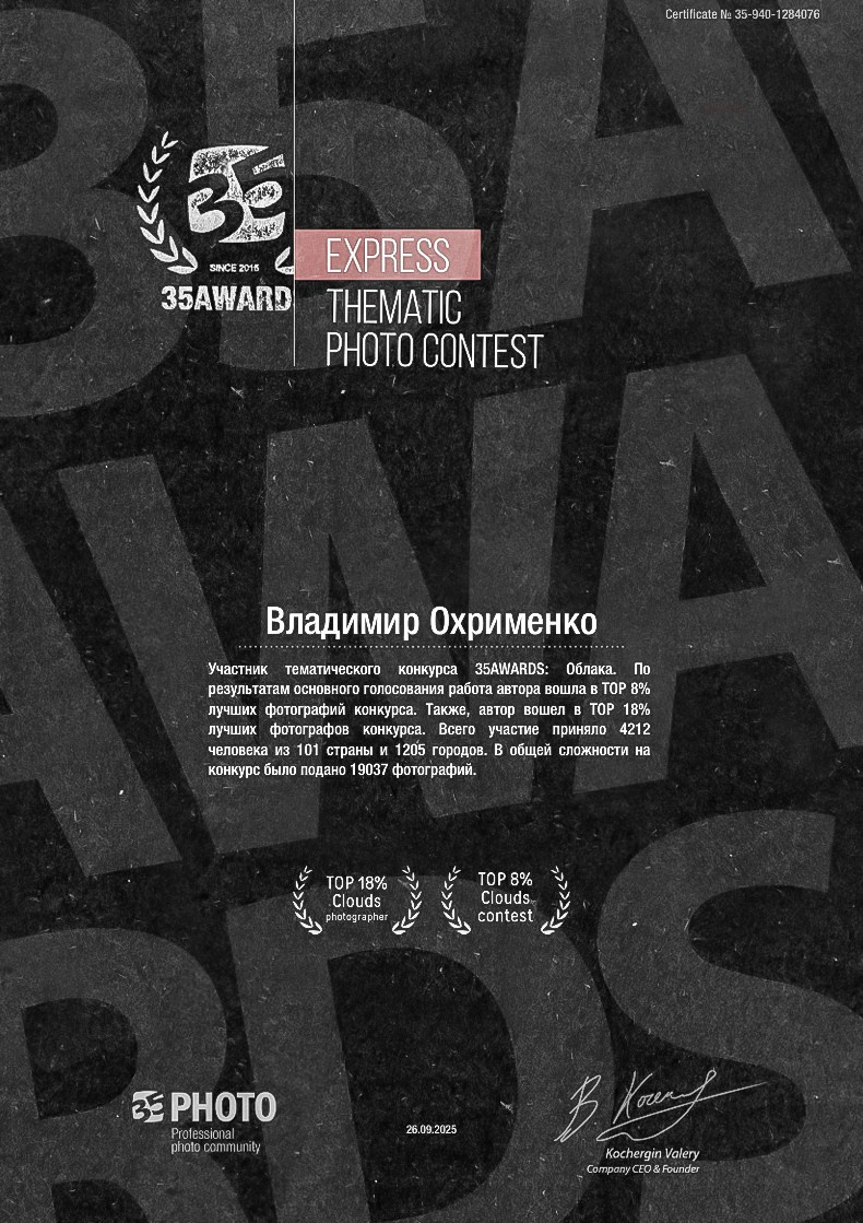 Конкурсы. Фотограф Владимир Охрименко