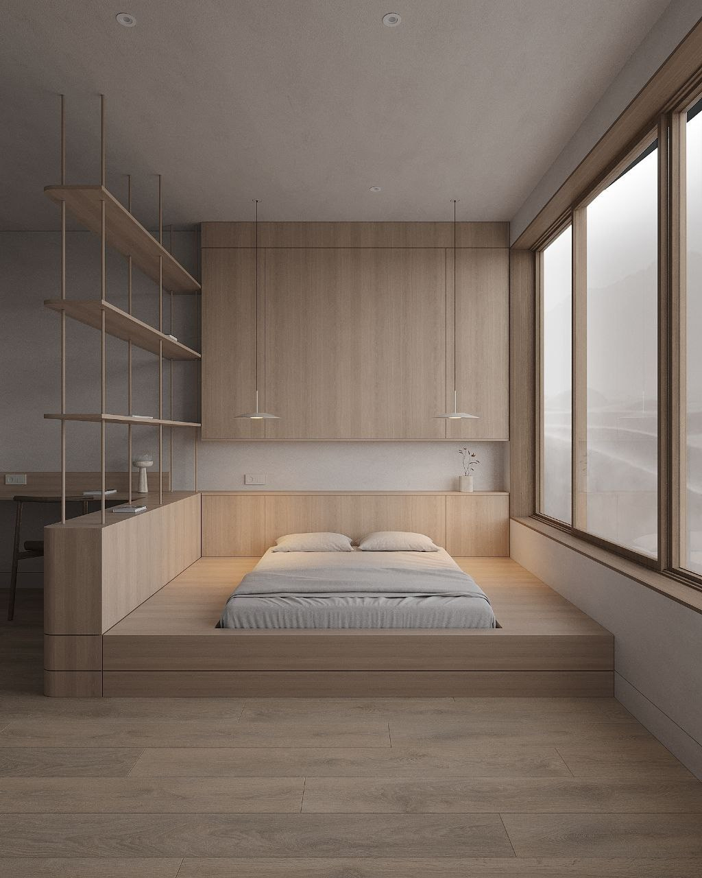 АС | Спальные комнаты в стиле джапанди. Главная