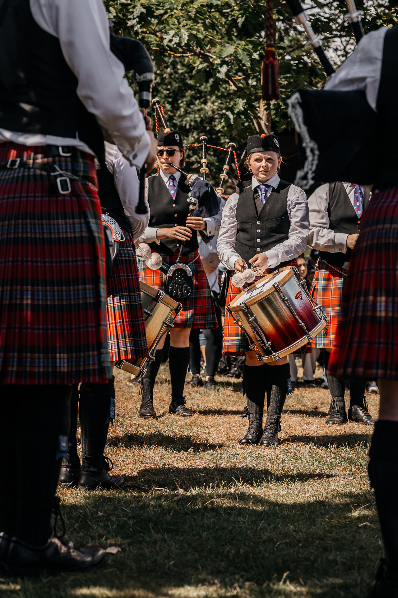 Backpipe festival in Aberdeen UK. Family and kids photographer in Aberdeen UK Lyubov Popova