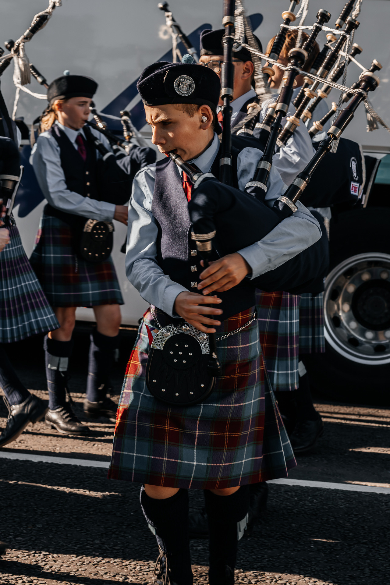 Backpipe festival in Aberdeen UK. Family and kids photographer in Aberdeen UK Lyubov Popova