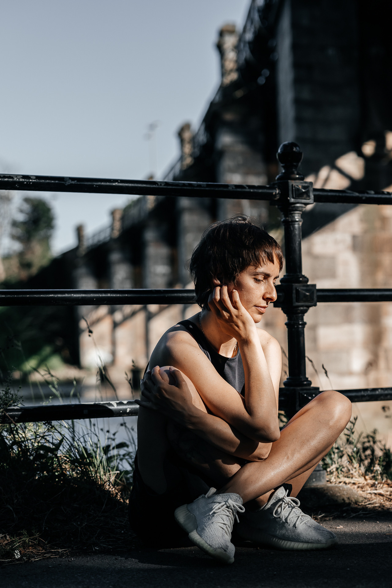 Sunny walk near Dathee Park in Aberdeen UK. Family and kids photographer in Aberdeen UK Lyubov Popova