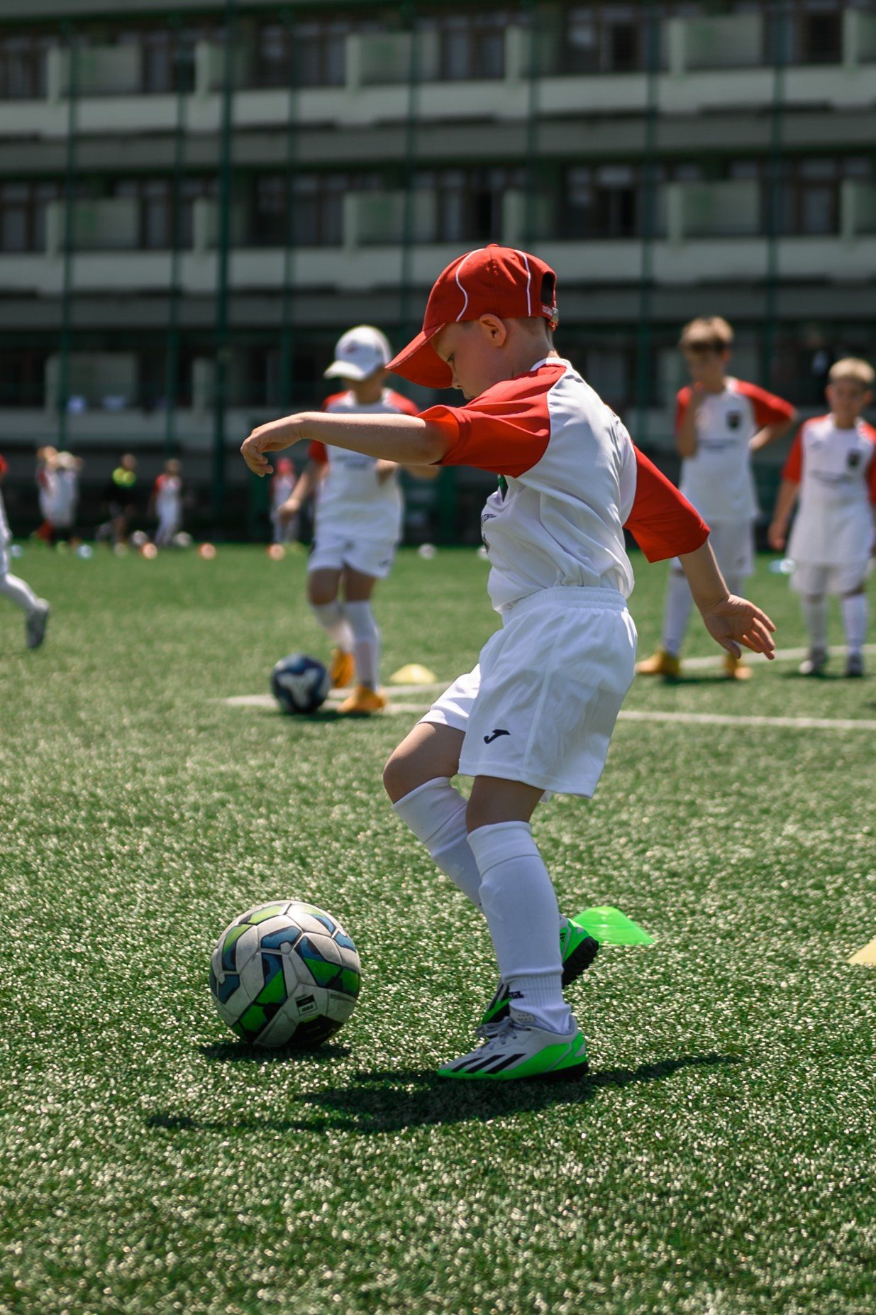 Детский лагерь футбольной школы Спартак. Свадебный и семейный фотограф София Невская