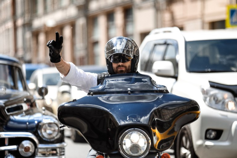 Свадьба байкеров в ресторане «Дворянское гнездо». Kirillova Studio — мастерская декора и событий Юли Кирилловой