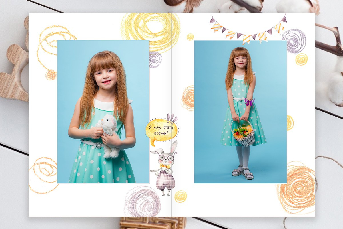 Дизайн выпускного альбома в детском саду