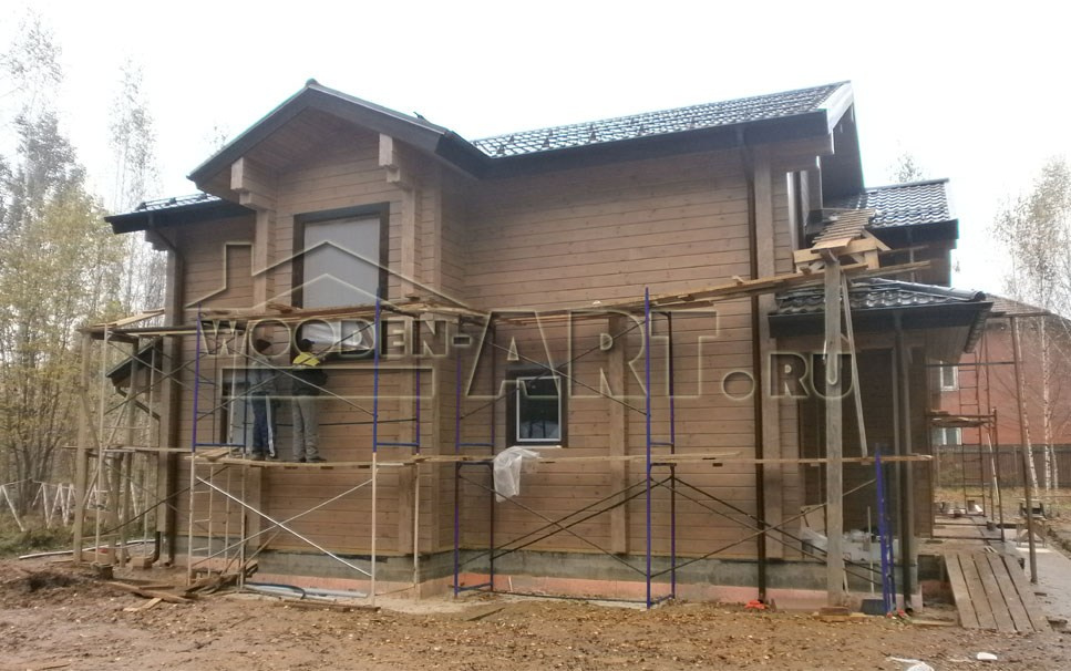 «Поляна» 288 кв. м. Проекты деревянных домов