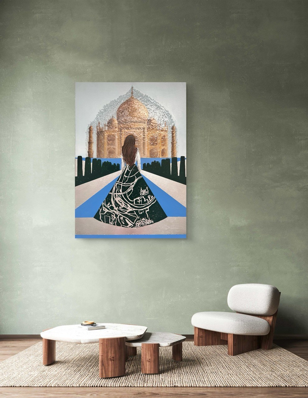 Серия «Волшебница Изумрудного Востока». Картины пейзаж