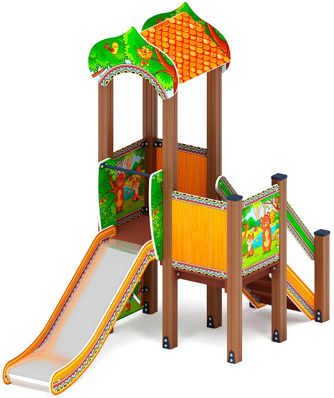 Полянка горка Н 900 ДИК 1.16.02-01                                                                                                                                                          Габариты (ШхДхВ): 3120х1550х2920                                                                                                                                                                          Зона безопасности, мм: 6620х4550                                                                                                                                                                         Скат горки: H=900 (металлический скат)