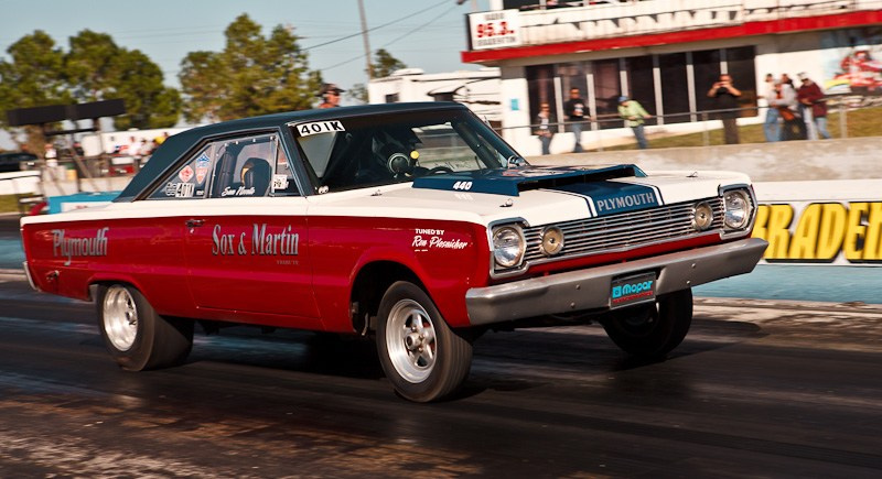 DrugRacing на автомобилях выпущенных до 1975 г. США, Флорида, 2010. Фотограф Василий Буланов