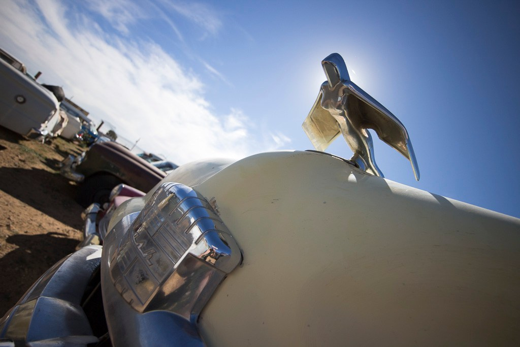 Ретро- авторазборка, США, 2013. Фотограф Василий Буланов