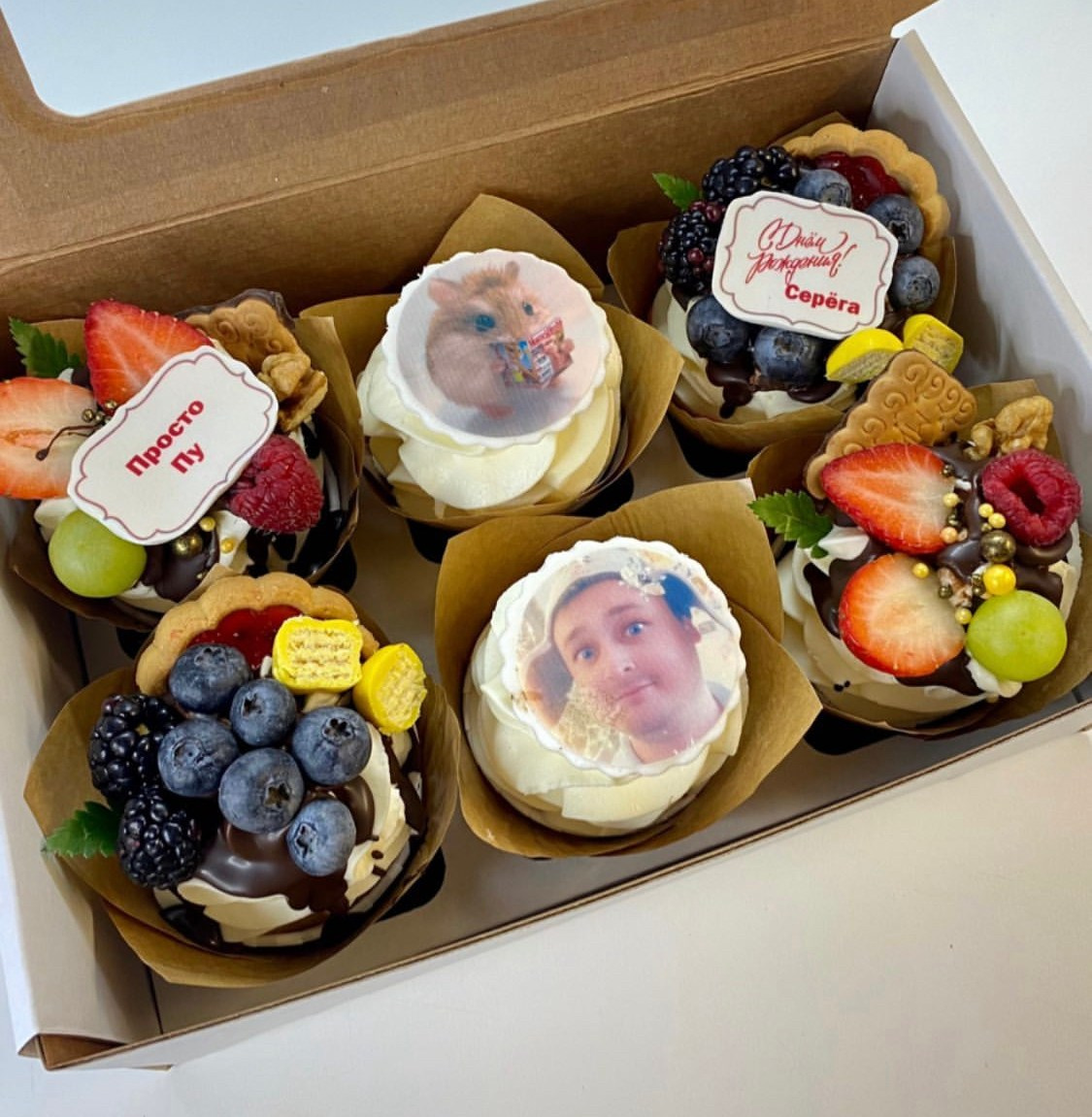 Капкейки стандартные. Katyasugarsugar капкейки, зефир, торты Москва