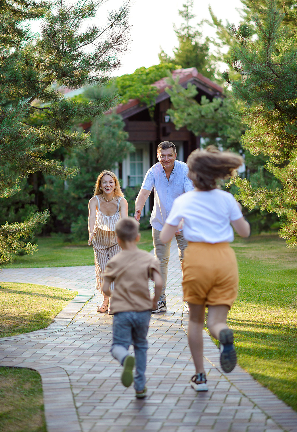 Семейная съёмка на природе. Семейный фотограф в Домодедово и Москве Елена Пичугина