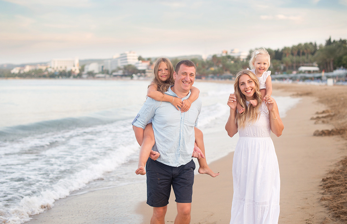 Семейная съёмка на море. Семейный фотограф в Домодедово и Москве Елена Пичугина