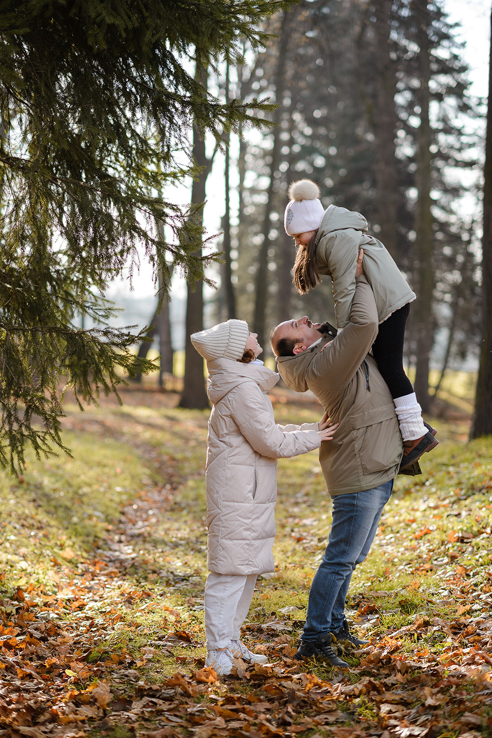 Семейная съёмка в ноябре. Семейный фотограф в Домодедово и Москве Елена Пичугина