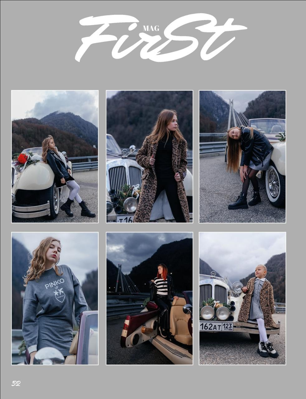 Журнал «First», публикация Лос-Анджелес, Калифорния. Efimova Model Agency