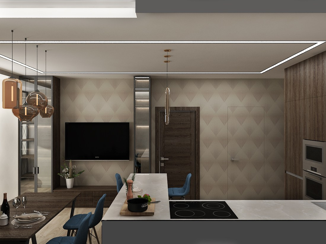 Квартира в ЖК Цивилизация. Дизайнер в Санкт-Петербурге Дмитрий Цыбулько