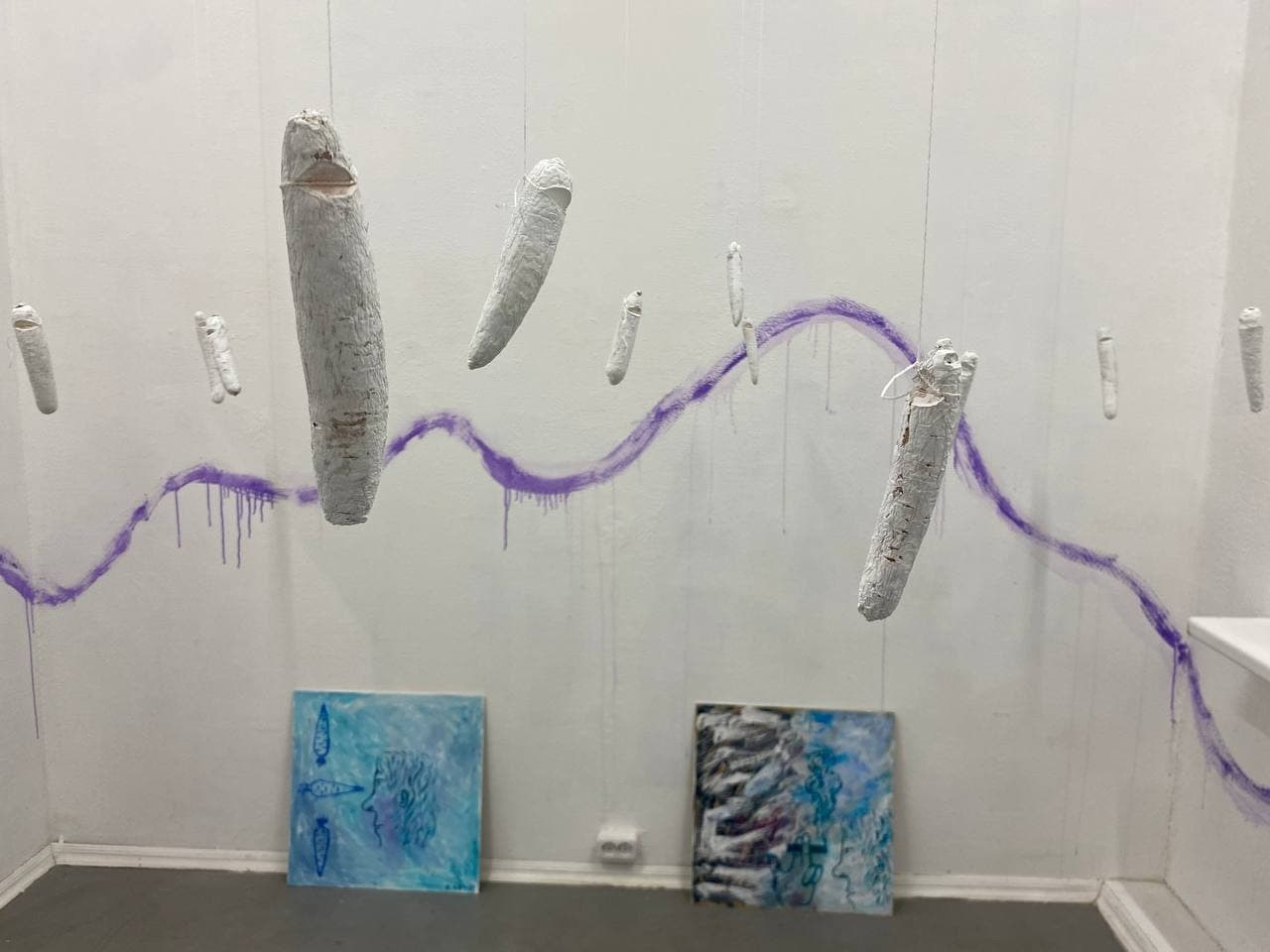 Three Rooms (Gallery 22, 2021). Artist Oleg Semenovykh