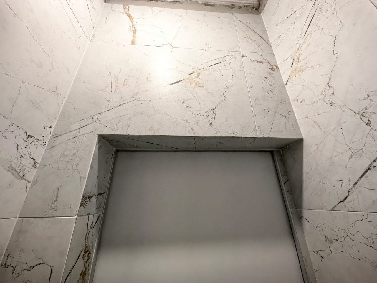 Ванная комната (ул. Фучика д. 78). Ремонт санузла, туалета, ванной под ключ в Казани. Укладка плитки