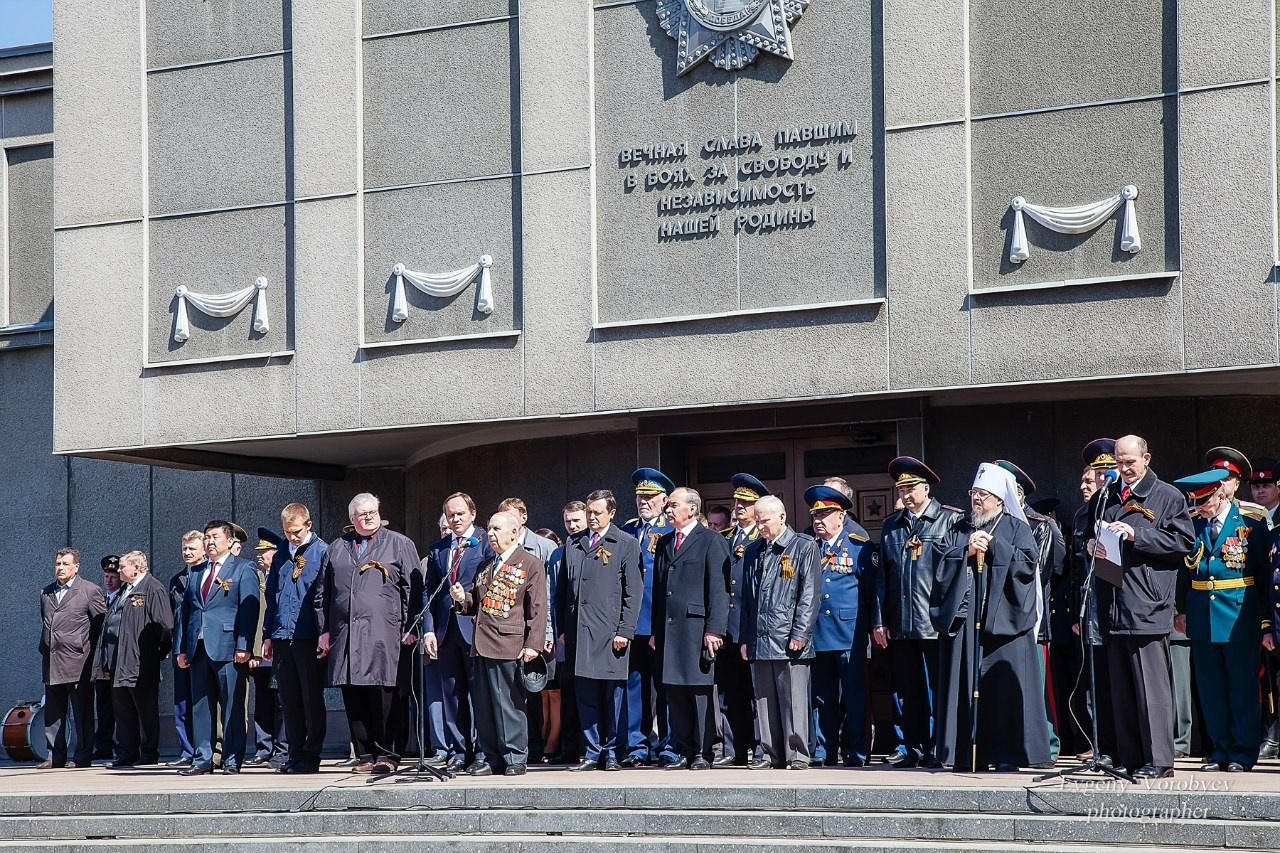 Празднование Дня победы 9 мая в Красноярске