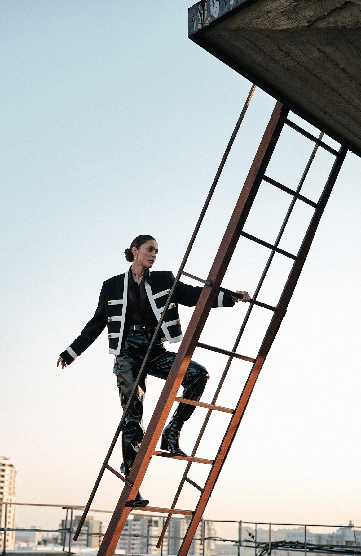 On the roof. Fashion фотограф Яна Майская