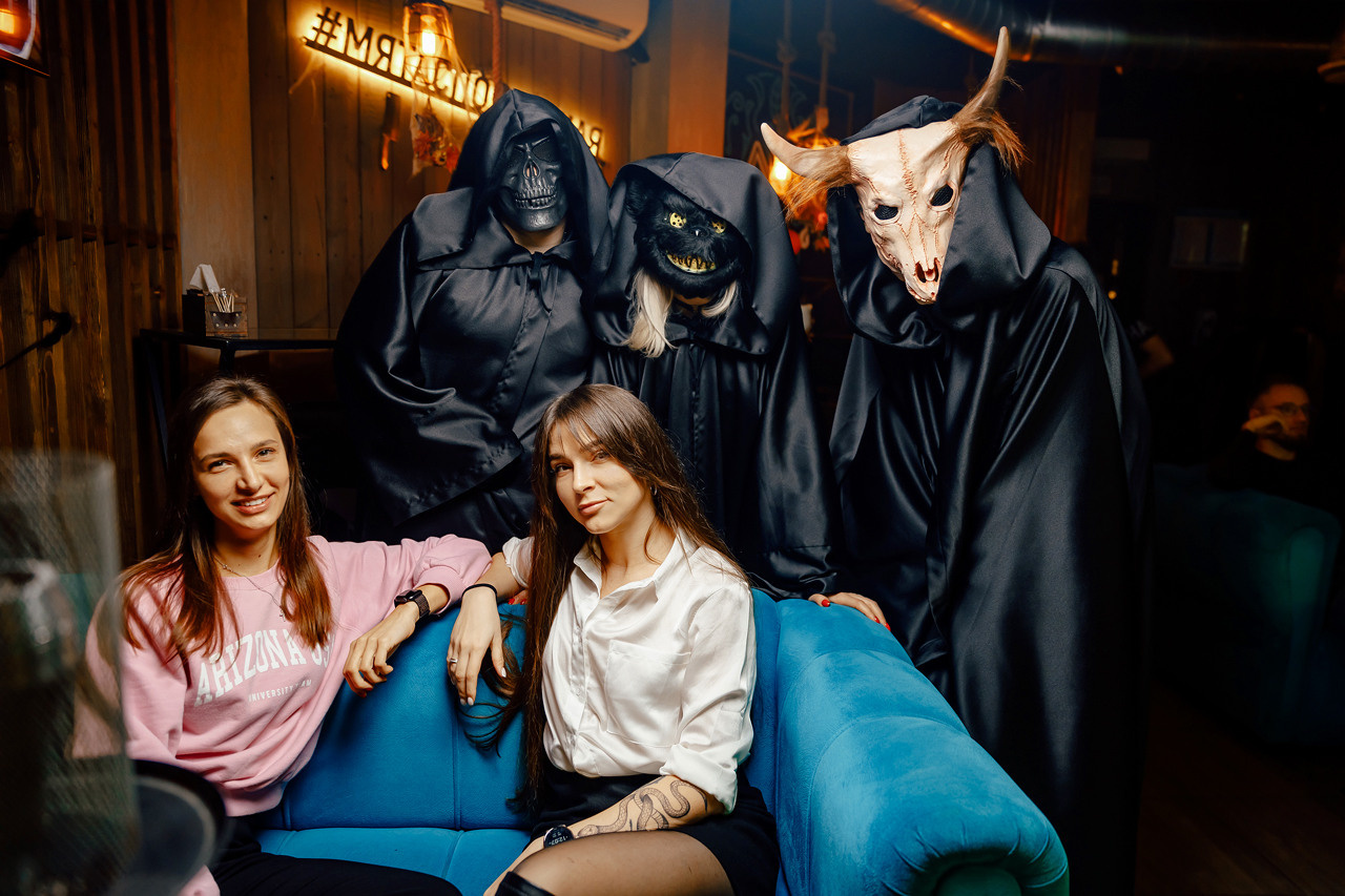 Хеллоуин в Мяте. Мята Спортивная — Кальянная, караоке, бар в Минске
