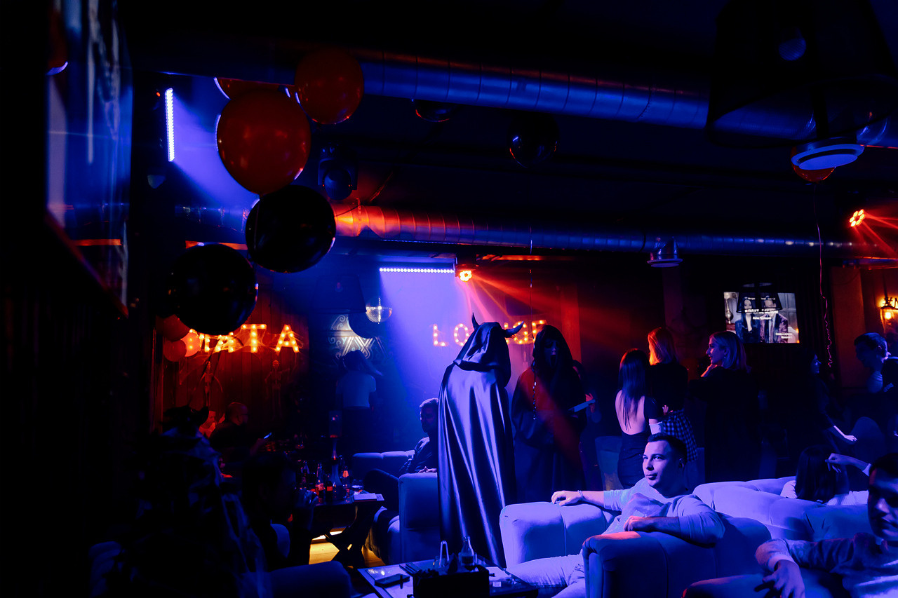 Хеллоуин в Мяте. Мята Спортивная — Кальянная, караоке, бар в Минске