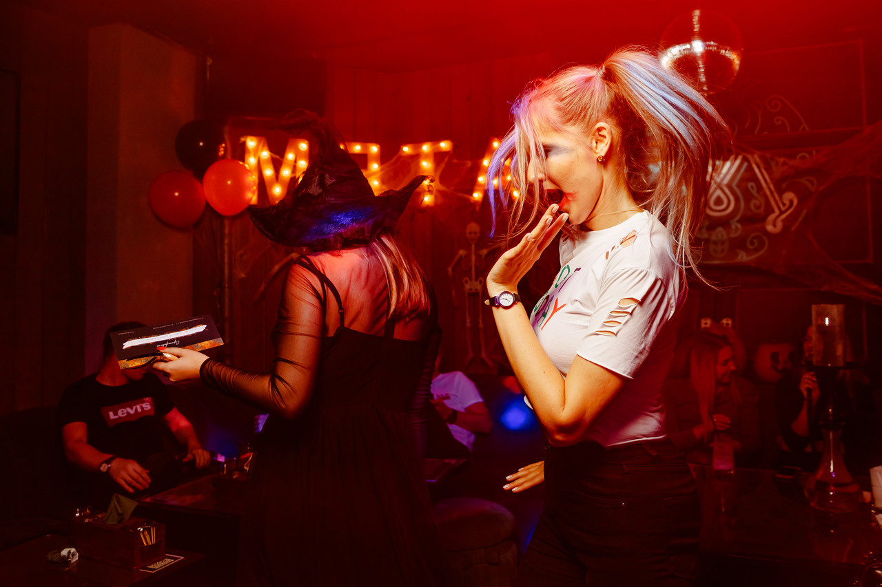 Хеллоуин в Мяте. Мята Спортивная — Кальянная, караоке, бар в Минске