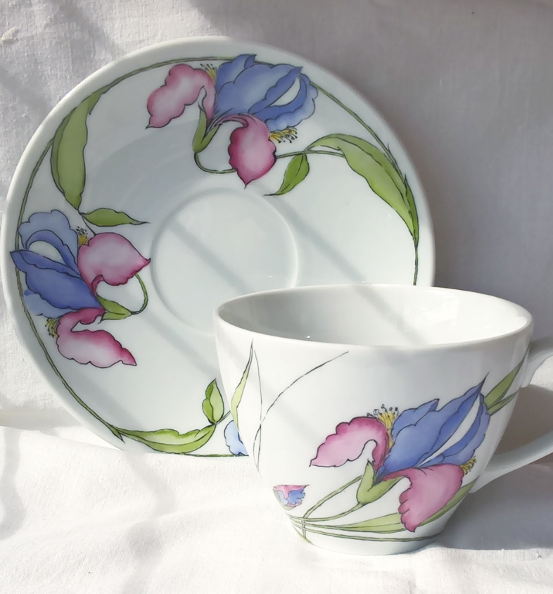 Индивидуальные заказы, роспись фарфора. Художник по фарфору в Санкт-Петербурге Писаревская Екатерина