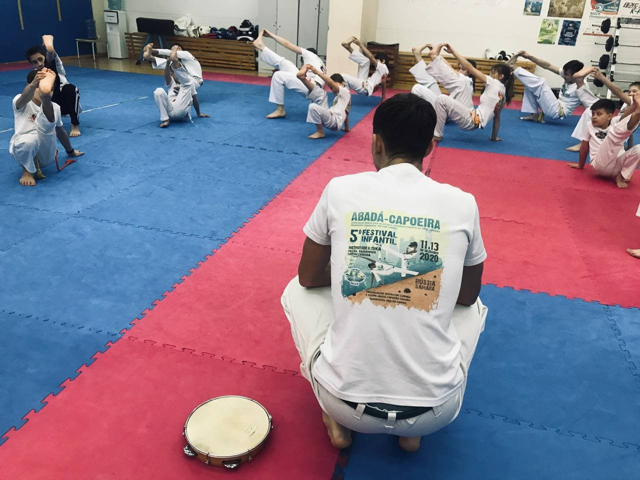 Семинар с Литвиновым Алексеем (graduado Babuino das Neves) февраль 202. Капоэйра в Казани ABADÁ-Capoeira