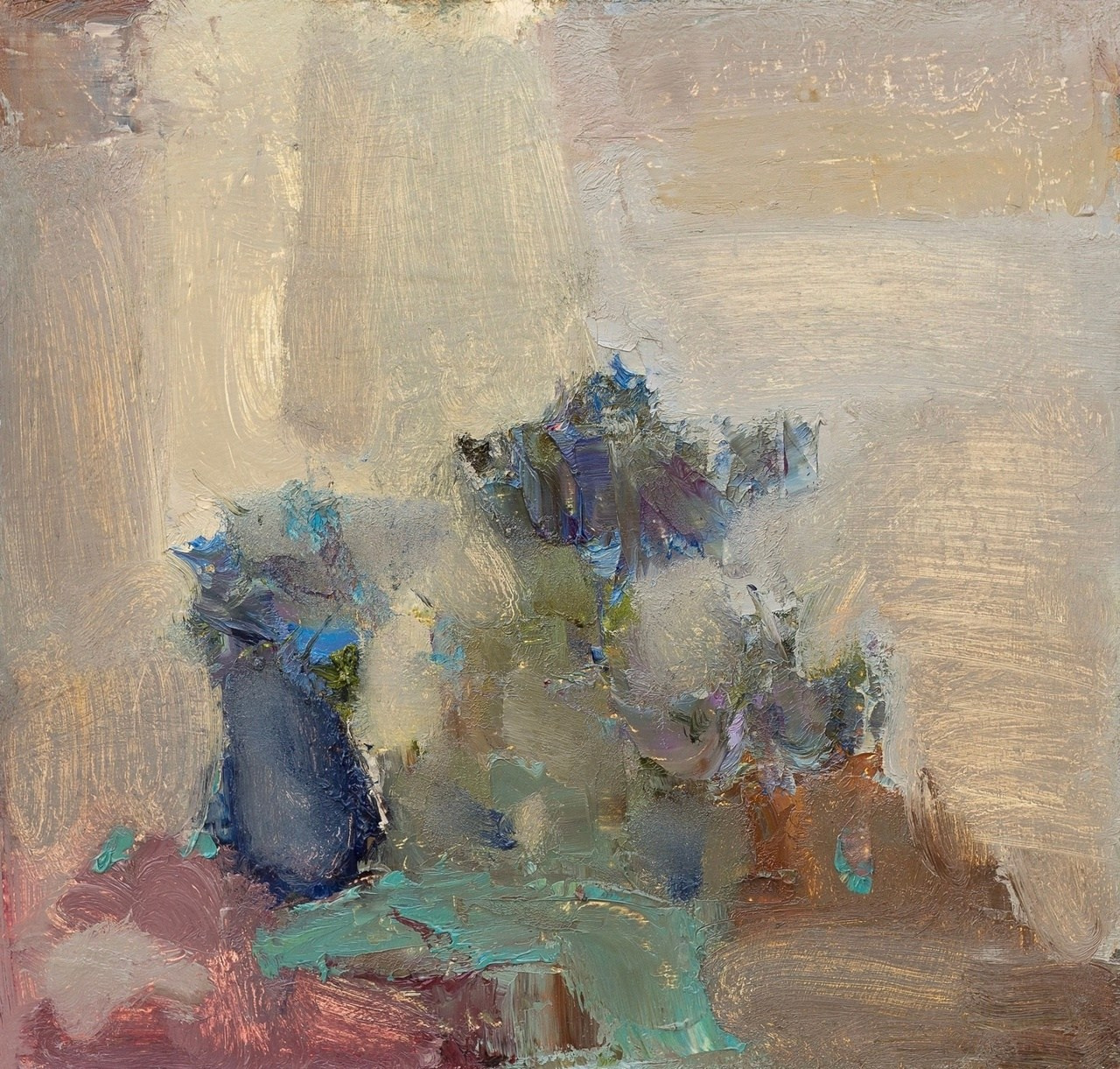 Натюрморт с первоцветами. Художник Александр Каверин