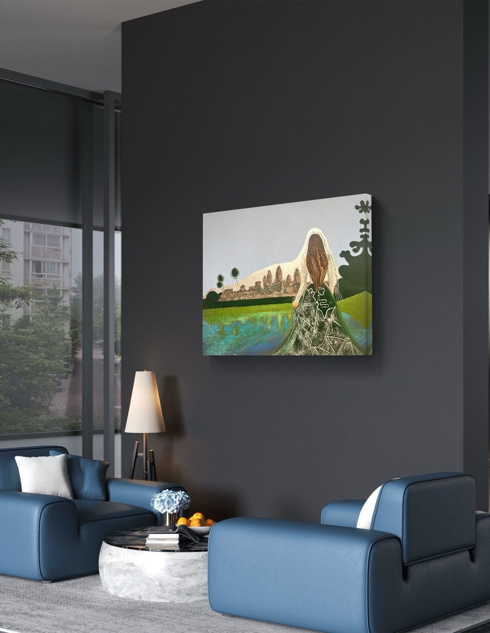 Серия «Волшебница Изумрудного Востока». Картины пейзаж