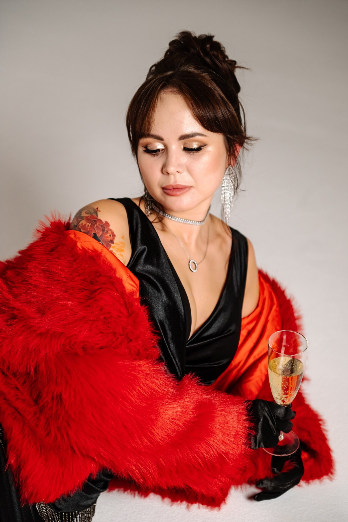 Индивидуальная. В шубке. Свадебный и сеейный фотограф в Санкт-Петербурге Елена Худякова