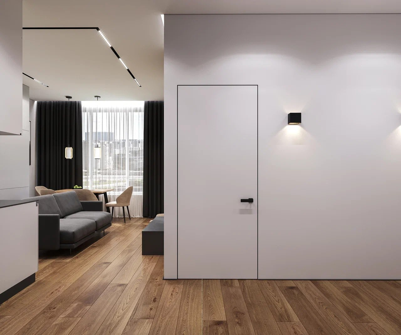 Корабельная, 42 м². Дизайнер интерьера LEVITSKAYA VIKTORIA