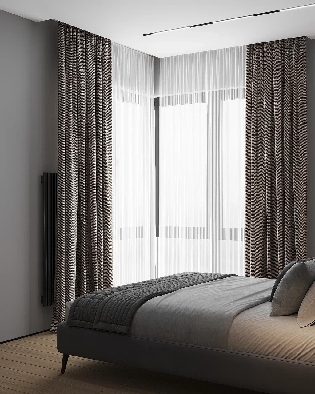 ЖК Павелецкая Сити, 52 м². Дизайнер интерьера LEVITSKAYA VIKTORIA