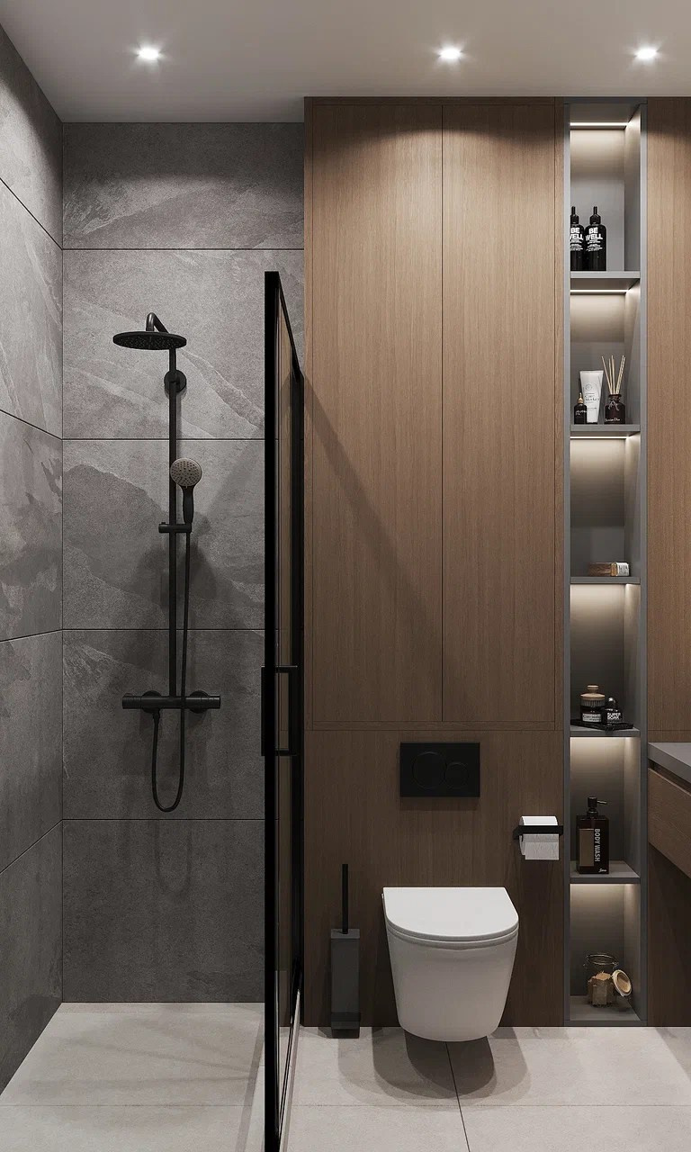 ЖК Павелецкая Сити, 52 м². Дизайнер интерьера LEVITSKAYA VIKTORIA