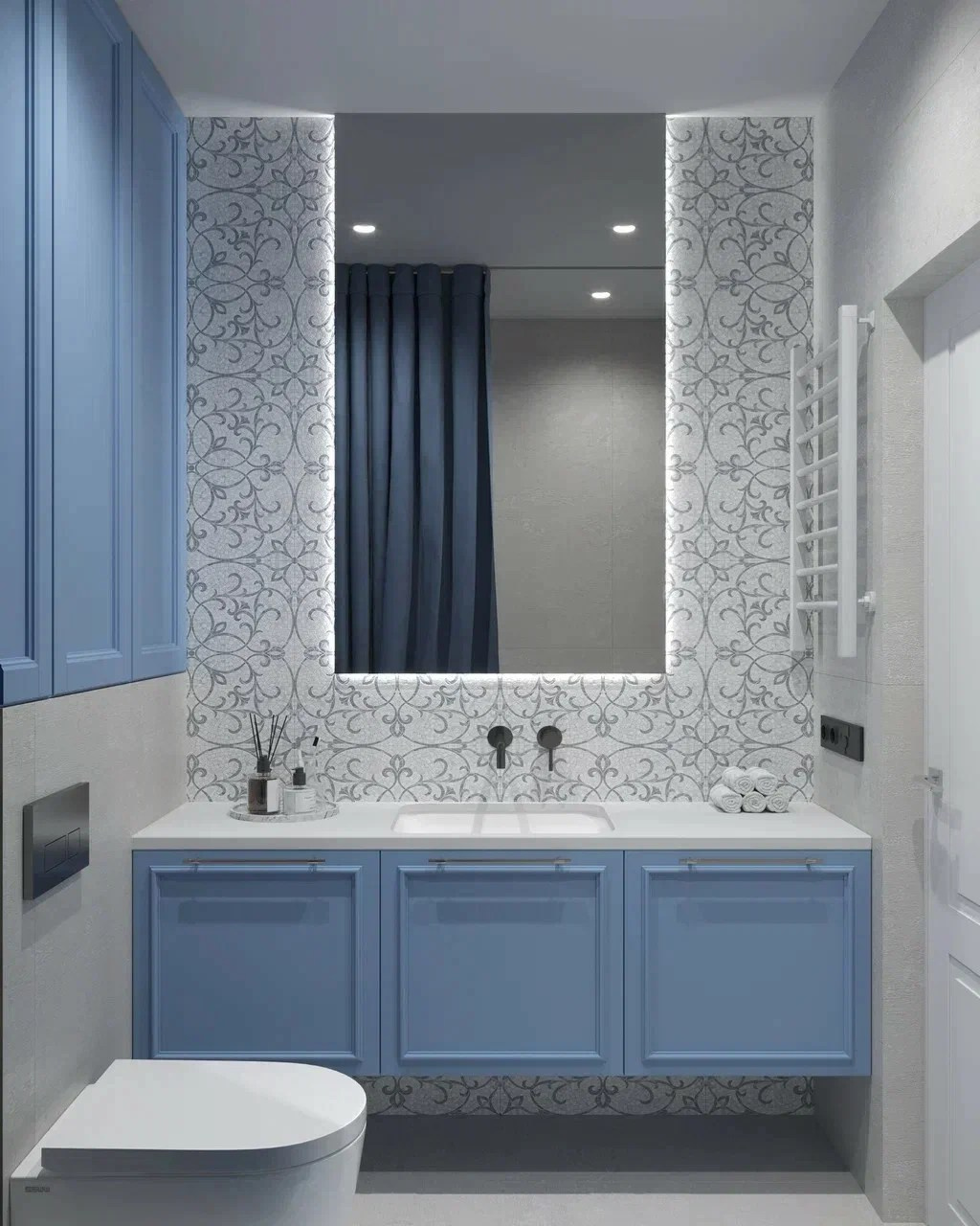 Лобановский лес, 81 м². Дизайнер интерьера LEVITSKAYA VIKTORIA