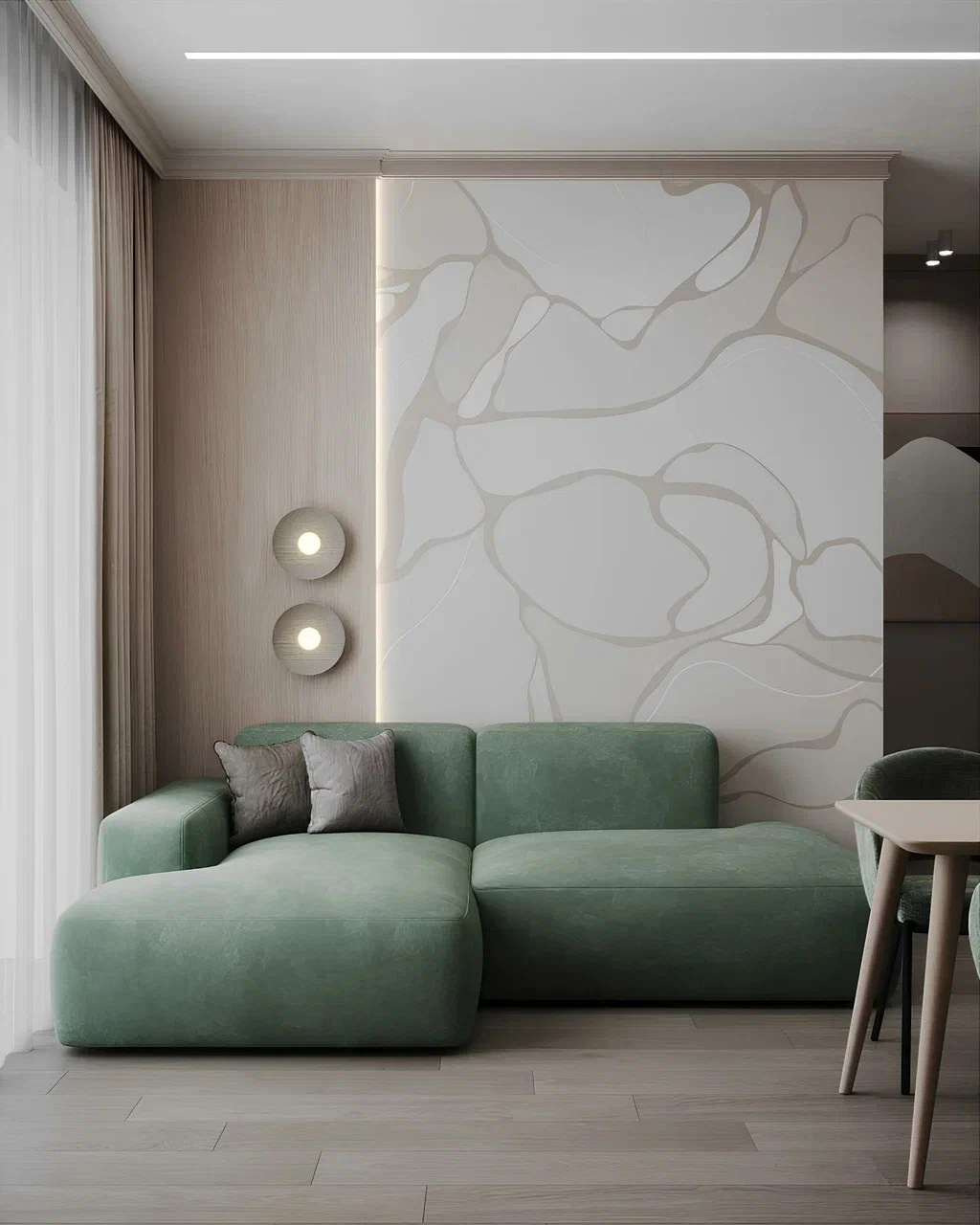 ЖК Хэдлайнер, 55 м². Дизайнер интерьера LEVITSKAYA VIKTORIA